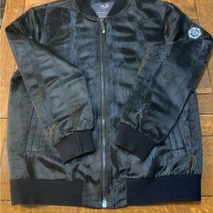 Philipp Plein monogram-jacquard bomber jacket